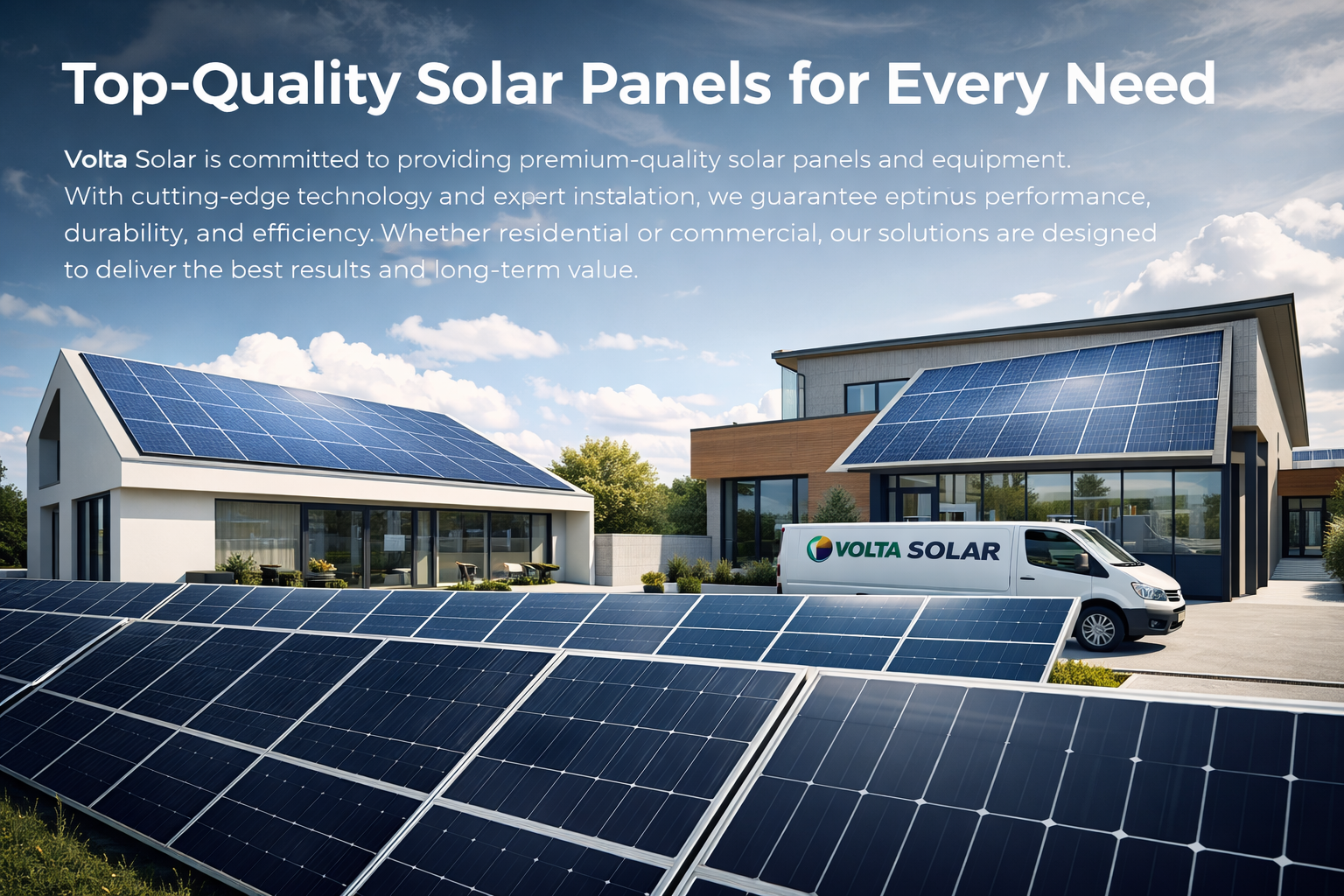 Top-Quality Solar Panels for Every Need